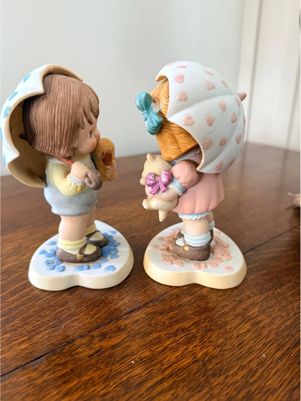 Dolly Dingle Series Porcelain Figurines Pair 1987